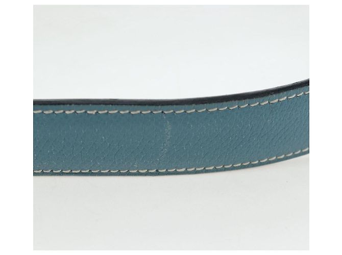 Hermès HERMES Trim 38 Borsa a tracolla in pelle azzurro chiaro argento Auth 191823M Blu chiaro - vista 8