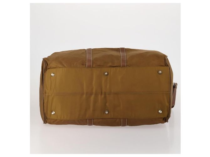 Borsa Boston PRADA Nylon 2way Marrone Argento Auth 189699 - vista 5
