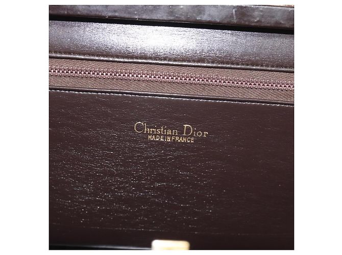 Borsa a tracolla Christian Dior Trotter Canvas Beige Oro Autentica 193146 D'oro - vista 10