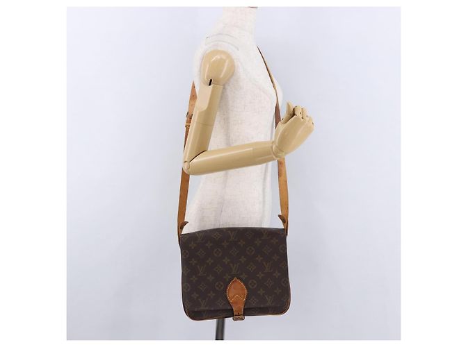 LOUIS VUITTON Borsa a Spalla Monogram Cartouchiere GM M51252 LV Auth 194556 Monogramma - vista 27