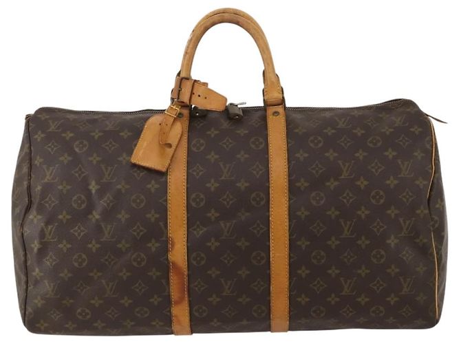 LOUIS VUITTON Monogram Keepall 55 Boston Bag M41424 LV Auth bs36206 Monogramm - Ansicht 13