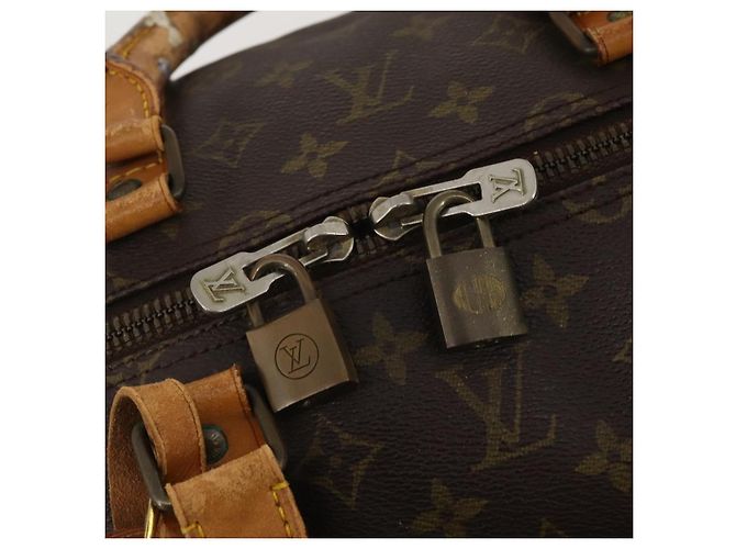 LOUIS VUITTON Monogram Keepall 55 Boston Bag M41424 LV Auth bs36206 Monogramm - Ansicht 9