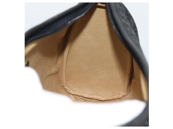 LOEWE Anagram Clutch Bag Canvas Schwarz Goldfarben Auth ep15245 - Ansicht 12