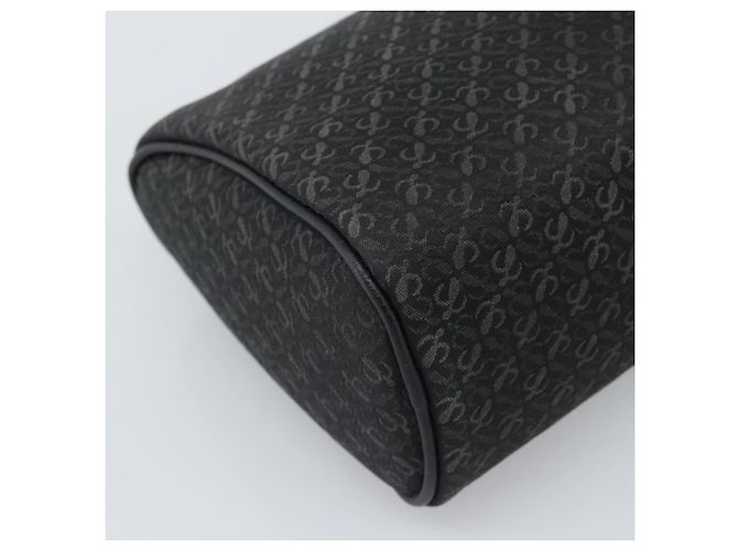 LOEWE Anagram Clutch Bag Canvas Schwarz Goldfarben Auth ep15245 - Ansicht 16