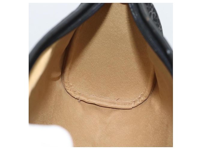 LOEWE Anagram Clutch Bag Canvas Schwarz Goldfarben Auth ep15245 - Ansicht 17