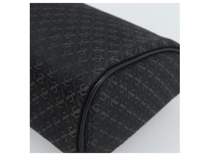 LOEWE Anagram Clutch Bag Canvas Schwarz Goldfarben Auth ep15245 - Ansicht 7
