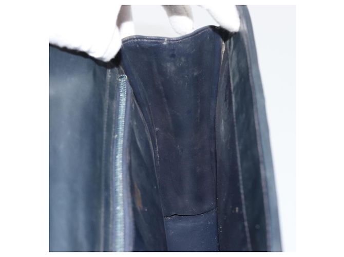 Borsa a Spalla GUCCI Micro GG Canvas Navy Gold Tone Auth ep15230 Blu navy - vista 20