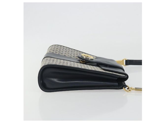 Borsa a Spalla GUCCI Micro GG Canvas Navy Gold Tone Auth ep15230 Blu navy - vista 3