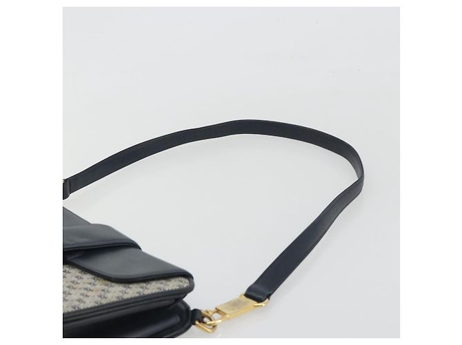 Borsa a Spalla GUCCI Micro GG Canvas Navy Gold Tone Auth ep15230 Blu navy - vista 8