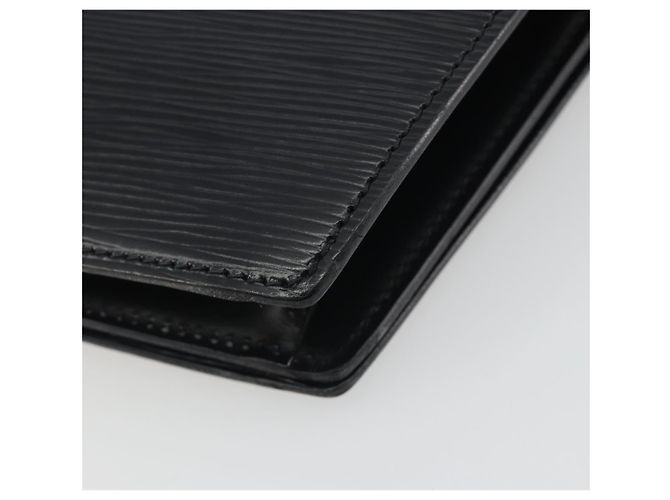Clutch LOUIS VUITTON Epi Trapeze Black M80165 LV Auth ep15536A Nero - vista 15