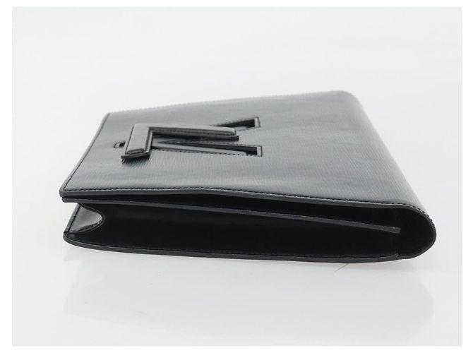 Clutch LOUIS VUITTON Epi Trapeze Black M80165 LV Auth ep15536A Nero - vista 3