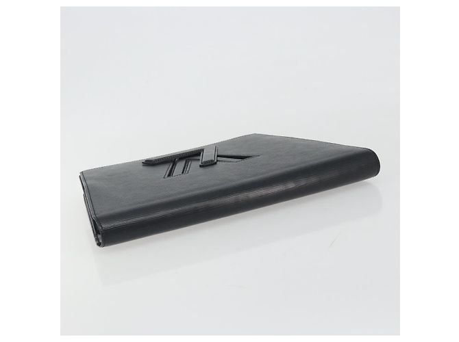 Clutch LOUIS VUITTON Epi Trapeze Black M80165 LV Auth ep15536A Nero - vista 5