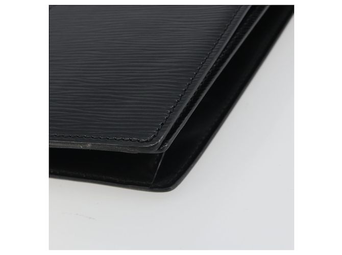 Clutch LOUIS VUITTON Epi Trapeze Black M80165 LV Auth ep15536A Nero - vista 7