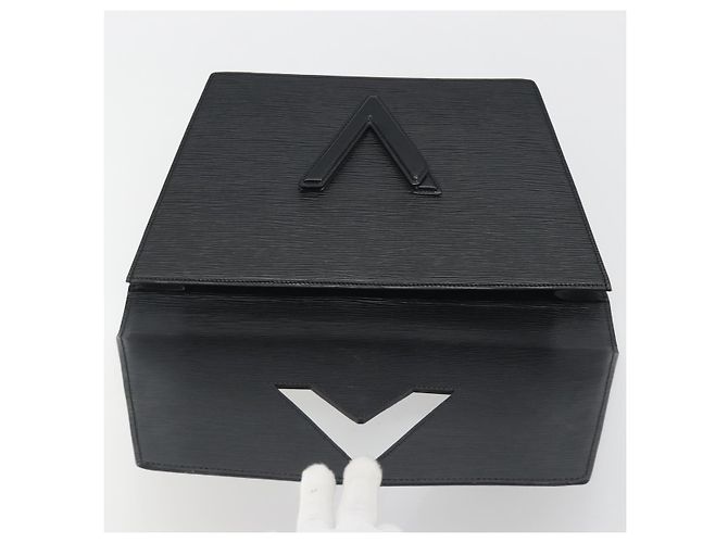 Clutch LOUIS VUITTON Epi Trapeze Black M80165 LV Auth ep15536A Nero - vista 9