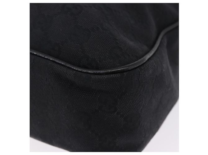 Borsa a Spalla GUCCI GG Canvas Nera Argento 131211 Auth 193541 Nero - vista 16