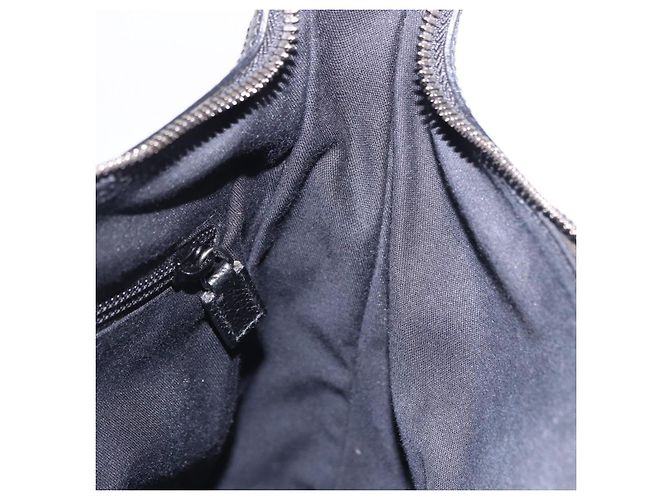 Borsa a Spalla GUCCI GG Canvas Nera Argento 131211 Auth 193541 Nero - vista 19