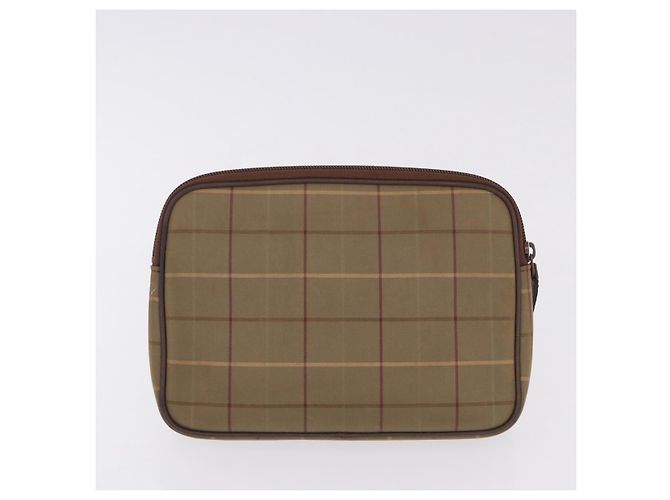 Set di 3 borse Burberry Nova Check Blue Label in nylon, Marrone e Rosso, Autentico am11993 - vista 11