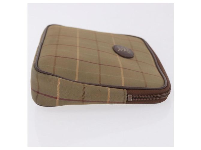 Set di 3 borse Burberry Nova Check Blue Label in nylon, Marrone e Rosso, Autentico am11993 - vista 12