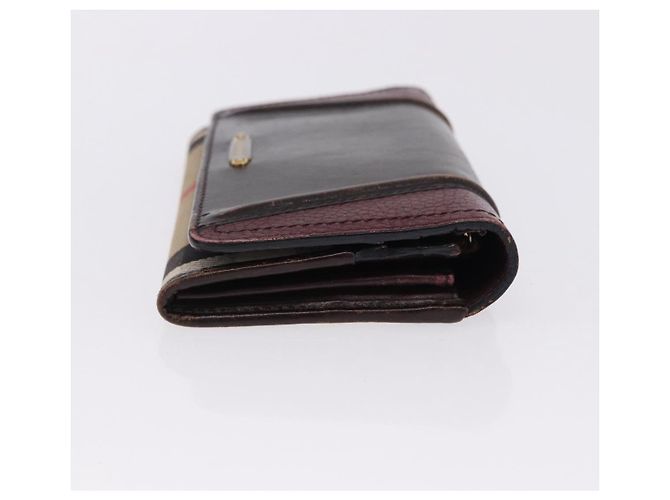 Set di 3 borse Burberry Nova Check Blue Label in nylon, Marrone e Rosso, Autentico am11993 - vista 19