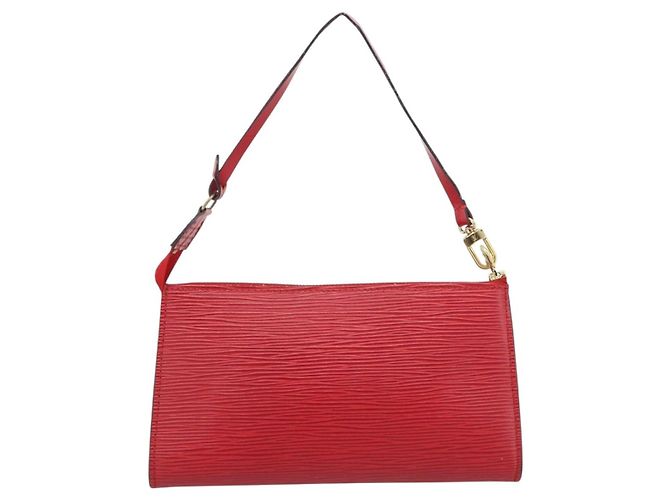 LOUIS VUITTON Epi Pochette Accessoires Pochette Rossa M52947 LV Auth 193867 Rosso - vista 2