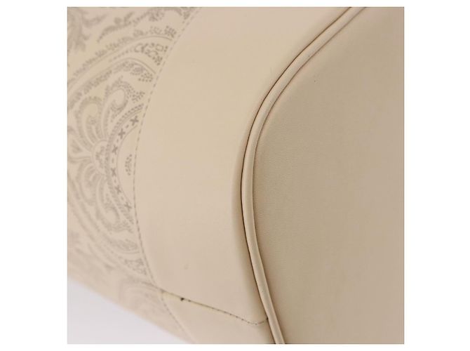 VALENTINO Borsa a Spalla con Coulisse in Pelle Avorio Auth BA14162V Crudo - vista 15