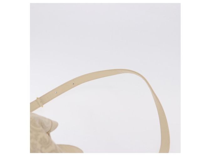 VALENTINO Borsa a Spalla con Coulisse in Pelle Avorio Auth BA14162V Crudo - vista 8