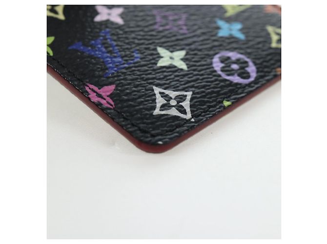 LOUIS VUITTON Monogram Multicolor Etui Hand Mirror Black M92651 LV Auth 192603M Nero - vista 15