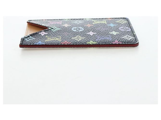 LOUIS VUITTON Monogram Multicolor Etui Hand Mirror Black M92651 LV Auth 192603M Nero - vista 4