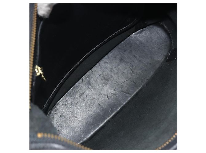 Borsa a Spalla Coach in Pelle Nera e Oro Auth 191112 Nero D'oro - vista 11