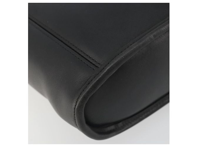 Borsa a Spalla Coach in Pelle Nera e Oro Auth 191112 Nero D'oro - vista 14