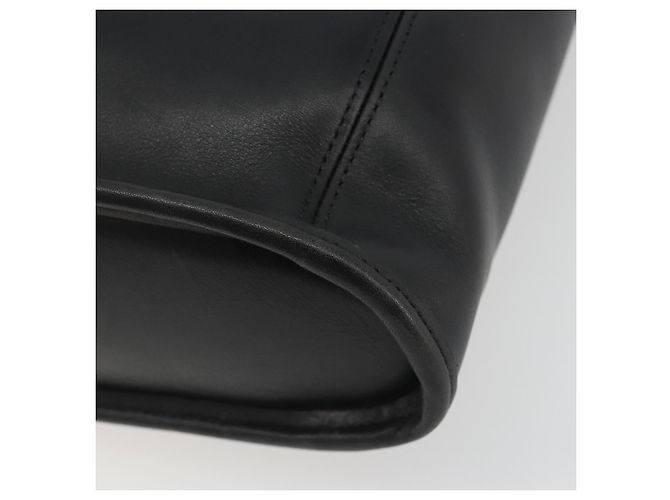 Borsa a Spalla Coach in Pelle Nera e Oro Auth 191112 Nero D'oro - vista 15