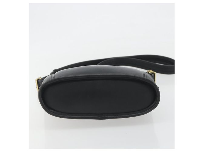 Borsa a Spalla Coach in Pelle Nera e Oro Auth 191112 Nero D'oro - vista 5