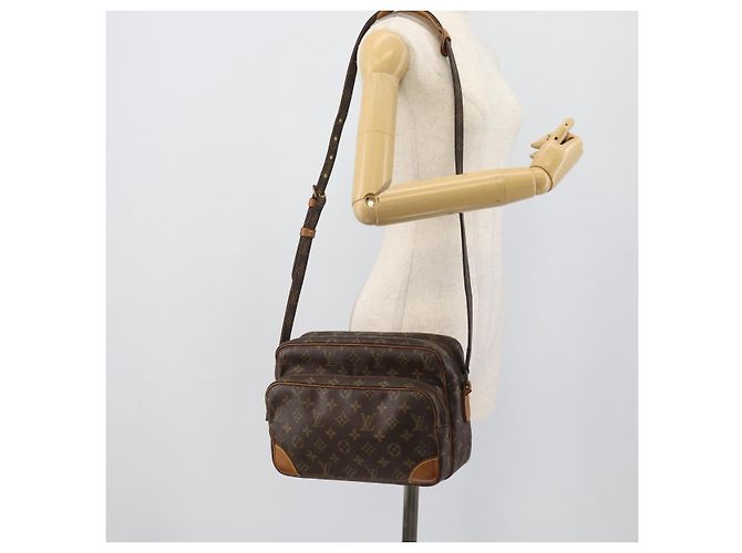 LOUIS VUITTON Borsa a Spalla Monogram Nile M45244 LV Auth hk3964 Monogramma - vista 23