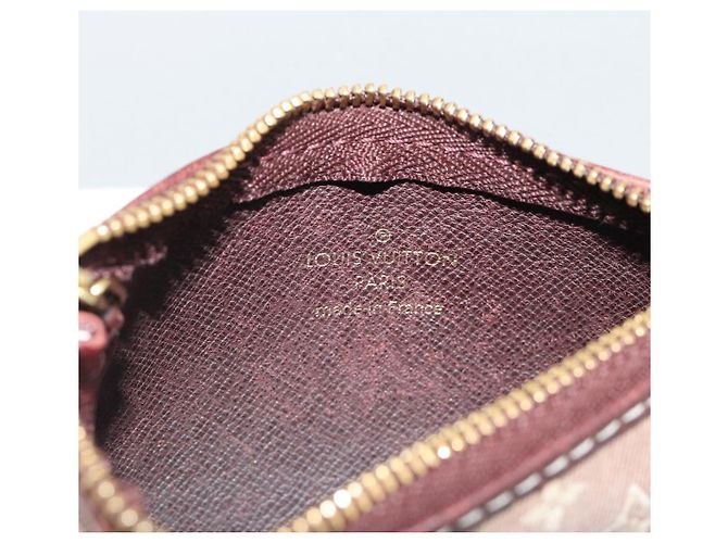 LOUIS VUITTON Monogram Idylle Pochette Cles Coin Purse Sepia M62996 Auth 194616 - vista 10