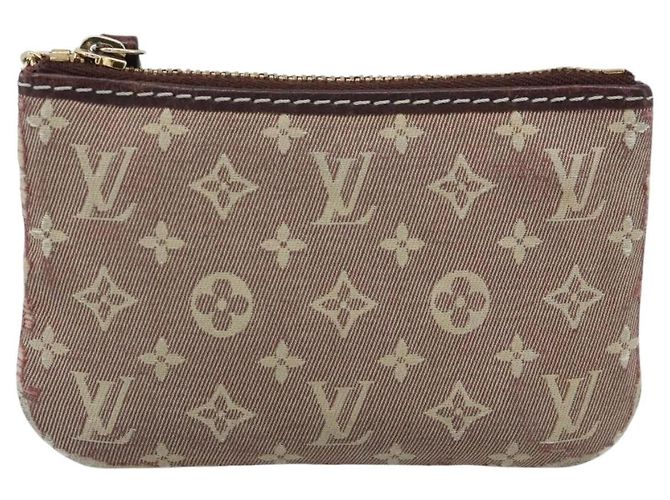 LOUIS VUITTON Monogram Idylle Pochette Cles Coin Purse Sepia M62996 Auth 194616 - vista 13