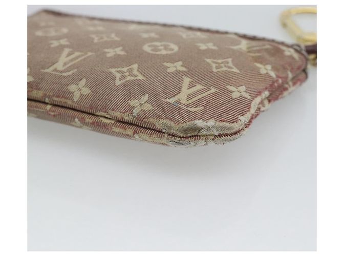 LOUIS VUITTON Monogram Idylle Pochette Cles Coin Purse Sepia M62996 Auth 194616 - vista 15