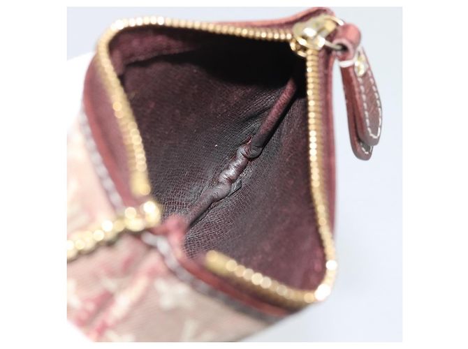 LOUIS VUITTON Monogram Idylle Pochette Cles Coin Purse Sepia M62996 Auth 194616 - vista 17