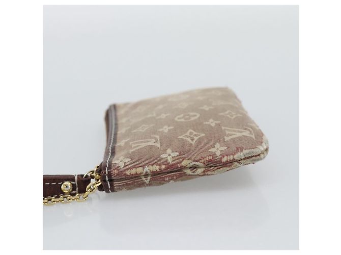 LOUIS VUITTON Monogram Idylle Pochette Cles Coin Purse Sepia M62996 Auth 194616 - vista 3