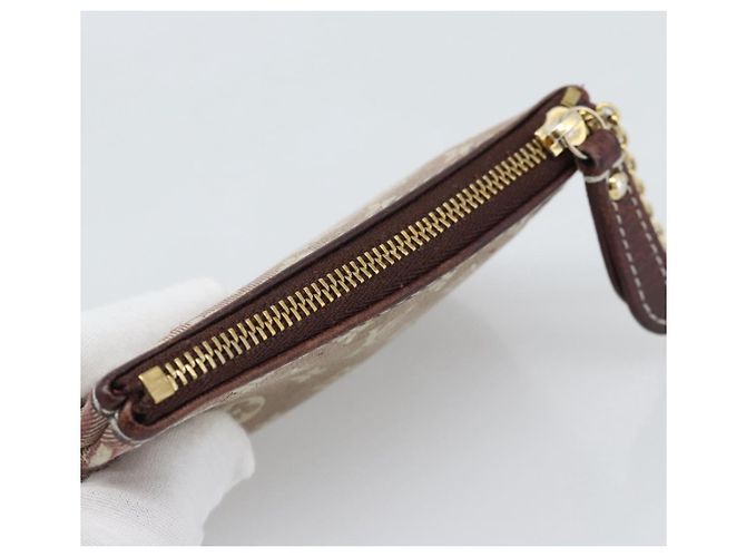LOUIS VUITTON Monogram Idylle Pochette Cles Coin Purse Sepia M62996 Auth 194616 - vista 5