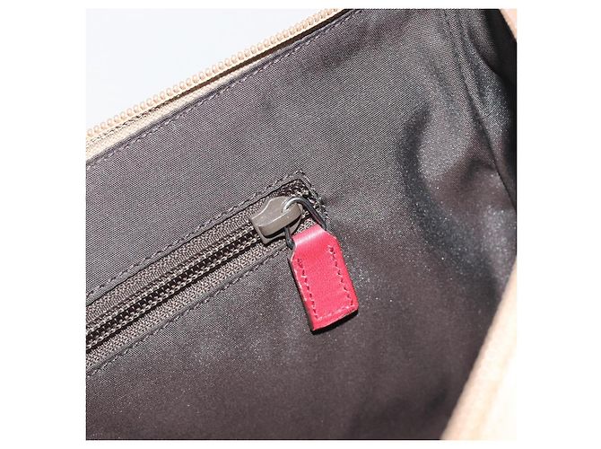 GUCCI GuccissimaGG Shoulder Bag Canvas Beige Red 257301 Auth ep15248 Rosso - vista 21