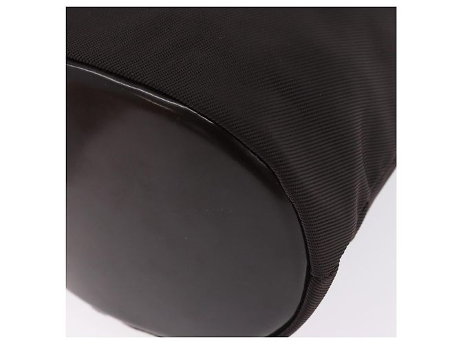 Sac à main GUCCI Bamboo Nylon 2way Marron Argent 003 2854 0060 0 Auth bs36299A Argenté - Ansicht 10