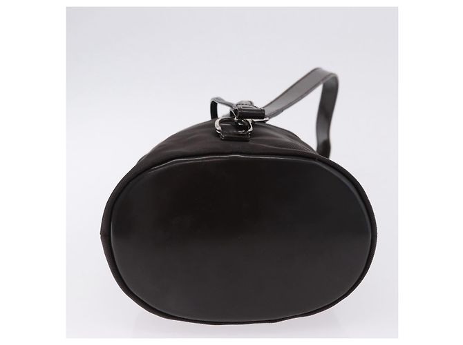 Sac à main GUCCI Bamboo Nylon 2way Marron Argent 003 2854 0060 0 Auth bs36299A Argenté - Ansicht 5