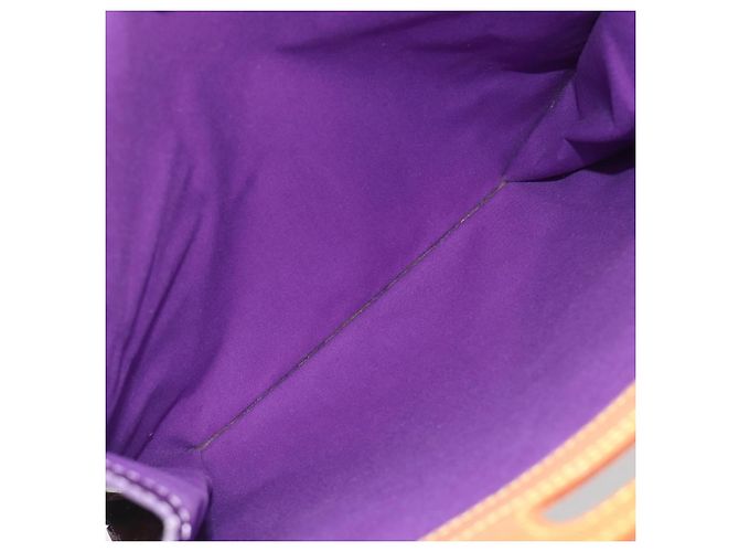 LOUIS VUITTON Monogram Vernis Stanton Tote Bag Purple Viole M91079 Auth 192648 Porpora - vista 11