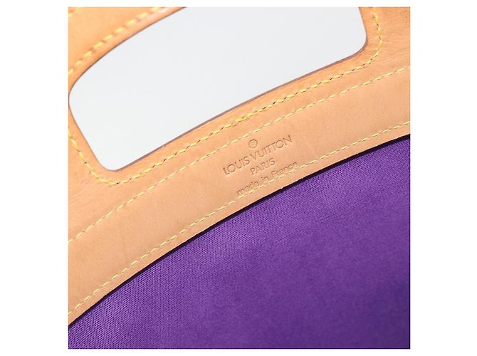 LOUIS VUITTON Monogram Vernis Stanton Tote Bag Purple Viole M91079 Auth 192648 Porpora - vista 19