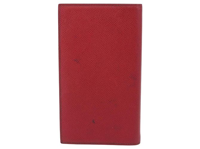 Hermès HERMES Agenda Vision Day Planner Lederhülle Rot Authentisch bs36337 - Ansicht 13