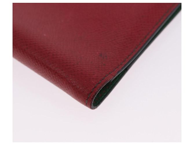 Hermès HERMES Agenda Vision Day Planner Lederhülle Rot Authentisch bs36337 - Ansicht 14