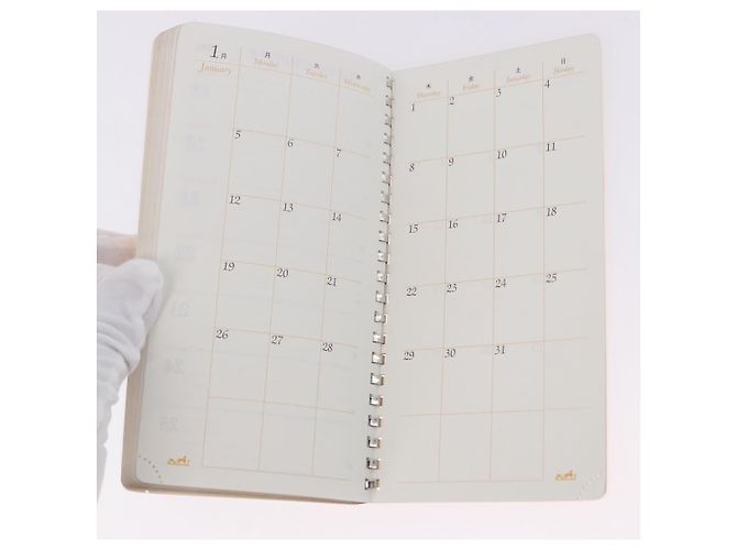 Hermès HERMES Agenda Vision Day Planner Lederhülle Rot Authentisch bs36337 - Ansicht 21