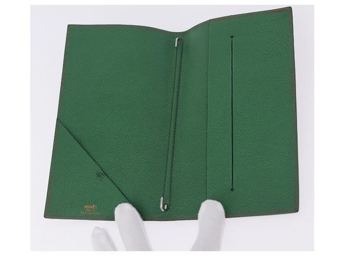 Hermès HERMES Agenda Vision Day Planner Lederhülle Rot Authentisch bs36337 - Ansicht 8