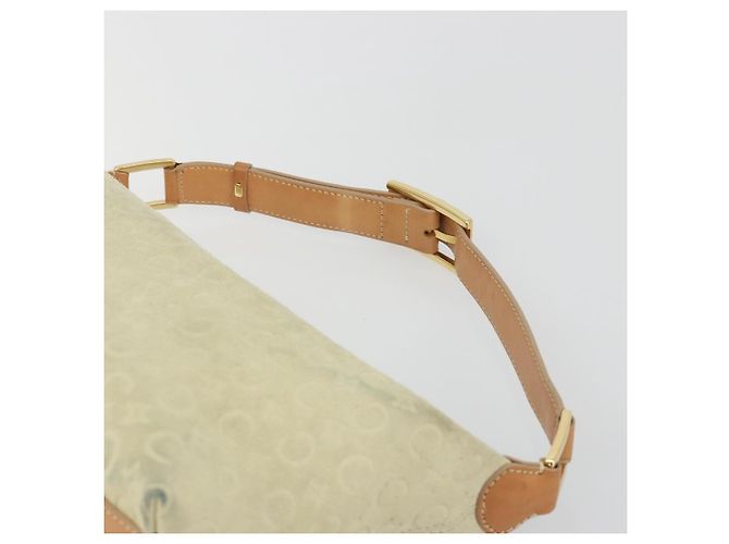 Céline Sac à main CELINE C Macadam Daim Beige Doré Authentique ep15402 - vue 14
