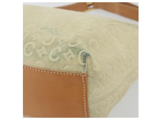 Céline Sac à main CELINE C Macadam Daim Beige Doré Authentique ep15402 - vue 17